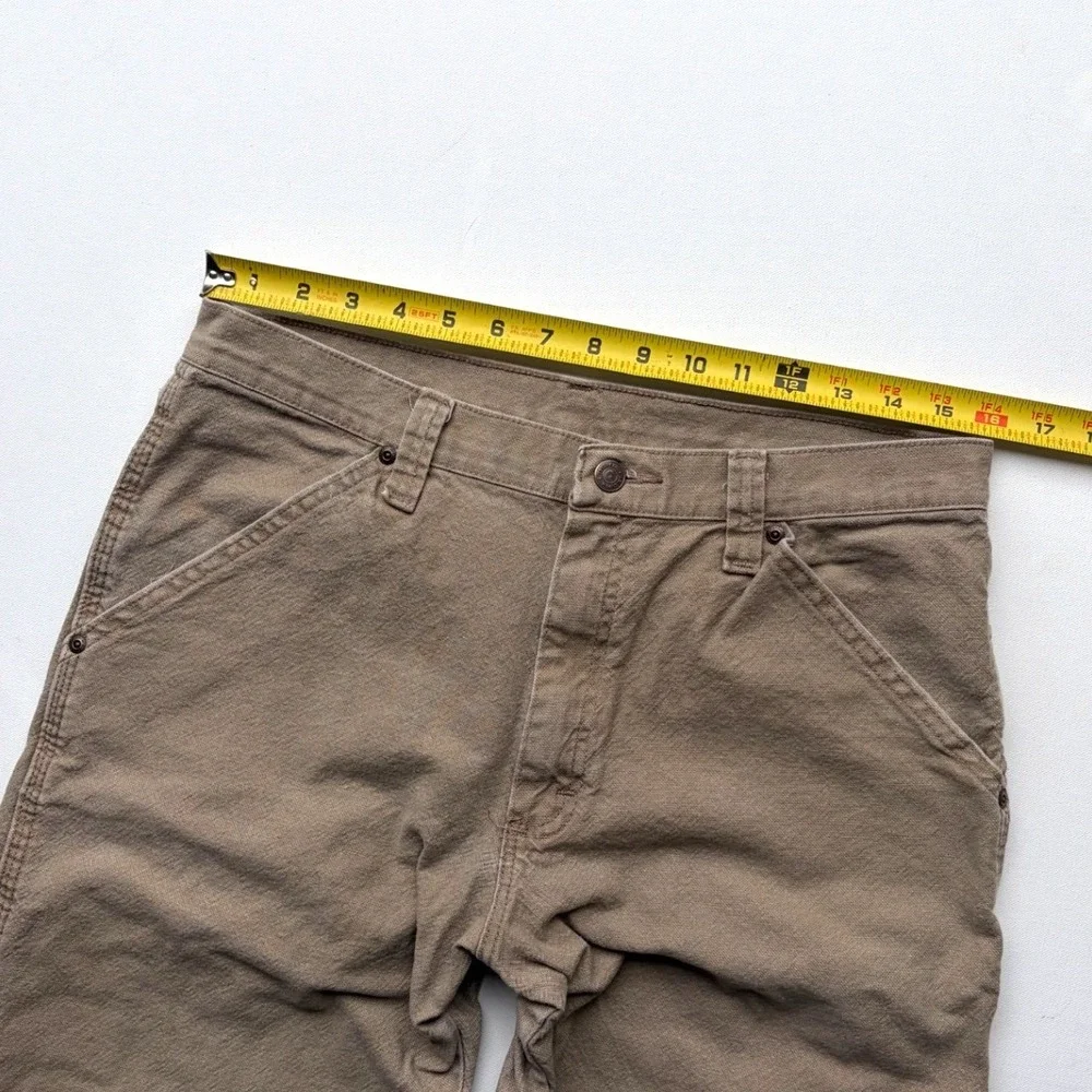 Wrangler Mens‎ Carpenter Pants Brown 32x32 Utility Workwear 1094LXWCK Straight